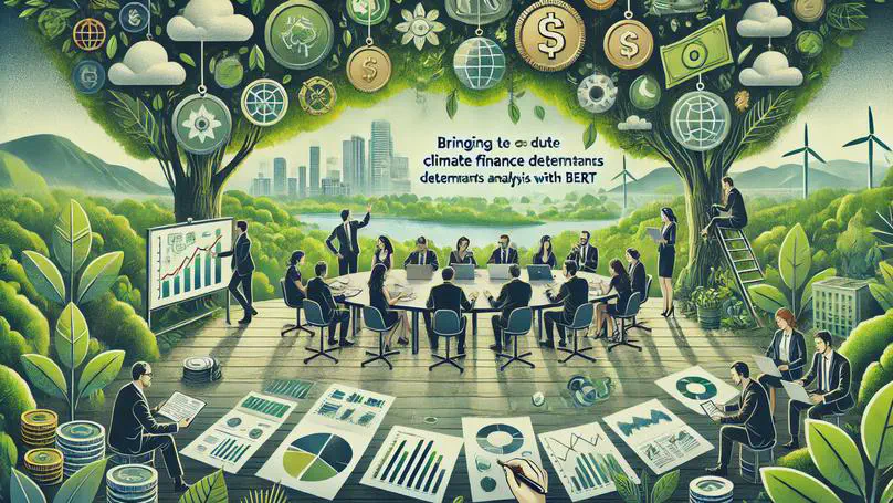 Under the Green Canopy: bringing up to date public climate finance determinants analysis with AI