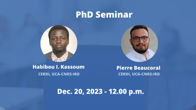 CERDI PhD seminar